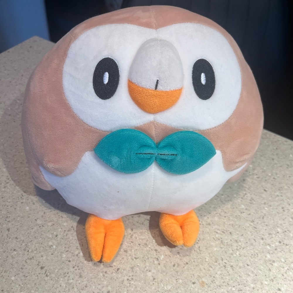 Rowlet Pokemon Plush  Rare HTF China Exclusive Stuffed Toy 9 inch Hard to Find